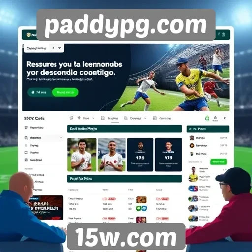 Interface e usabilidade do paddypg.com