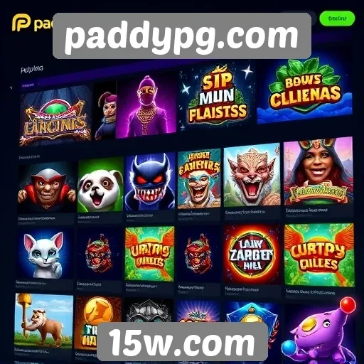 Principais jogos disponíveis no paddypg.com