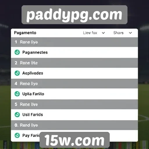 Métodos de pagamento aceitos pelo paddypg.com